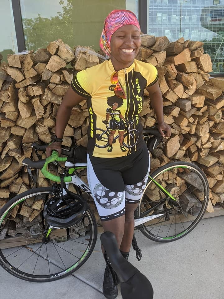 Ebony Cycling Spandex Asses Cameltoes #81584036
