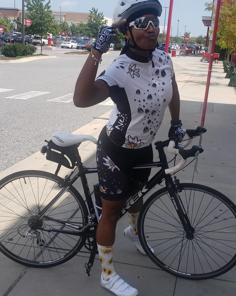 Ebony Cycling Spandex Asses Cameltoes #81584115