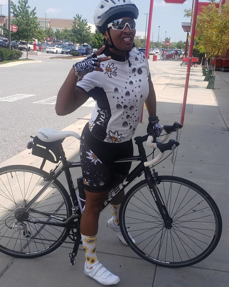 Ebony Cycling Spandex Asses Cameltoes #81584118