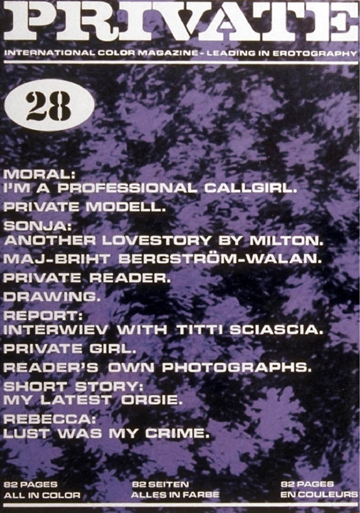 Vintage Retro Porno - Private Magazine - 028 #93230623