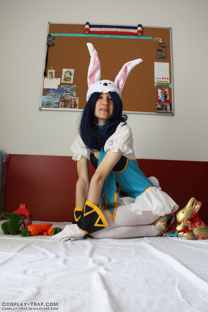 Lucina messy chocolate Easter cosplay trap #107091391
