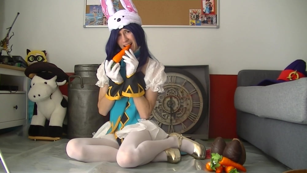 Lucina messy chocolate Easter cosplay trap #107091392