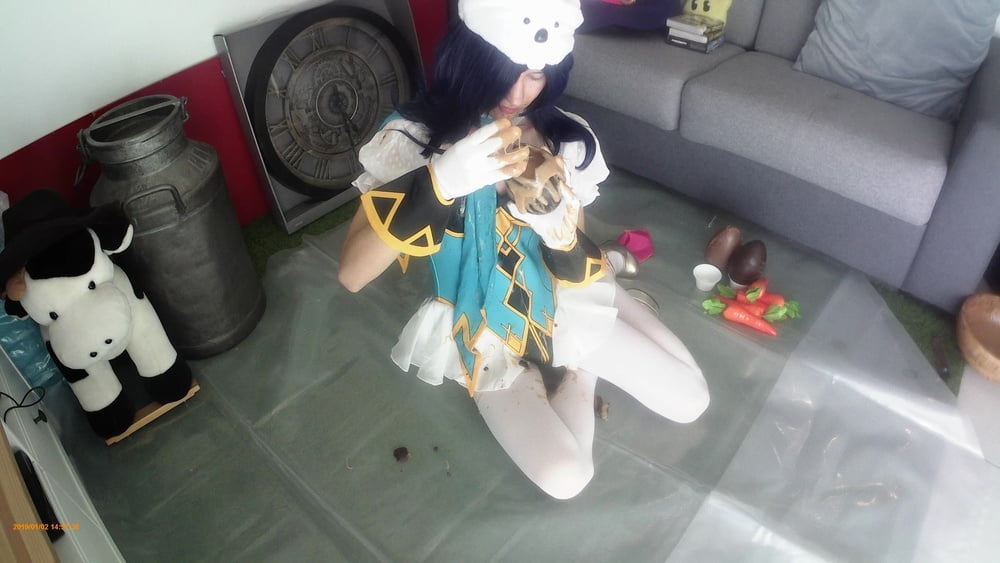Lucina messy chocolate Easter cosplay trap #107091393