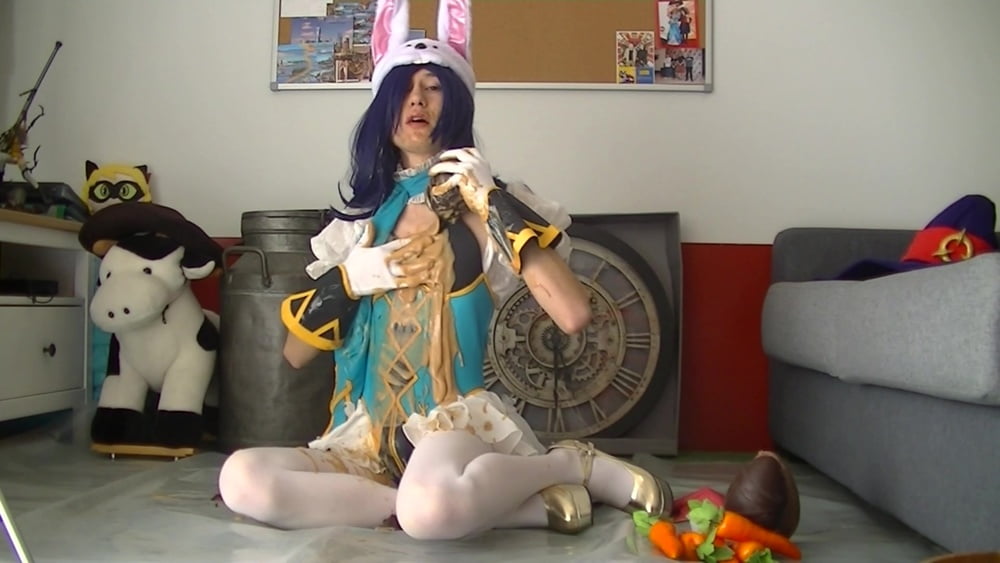 Lucina messy chocolate Easter cosplay trap #107091395