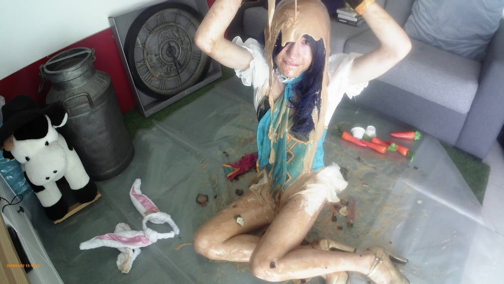 Lucina messy chocolate Easter cosplay trap #107091402