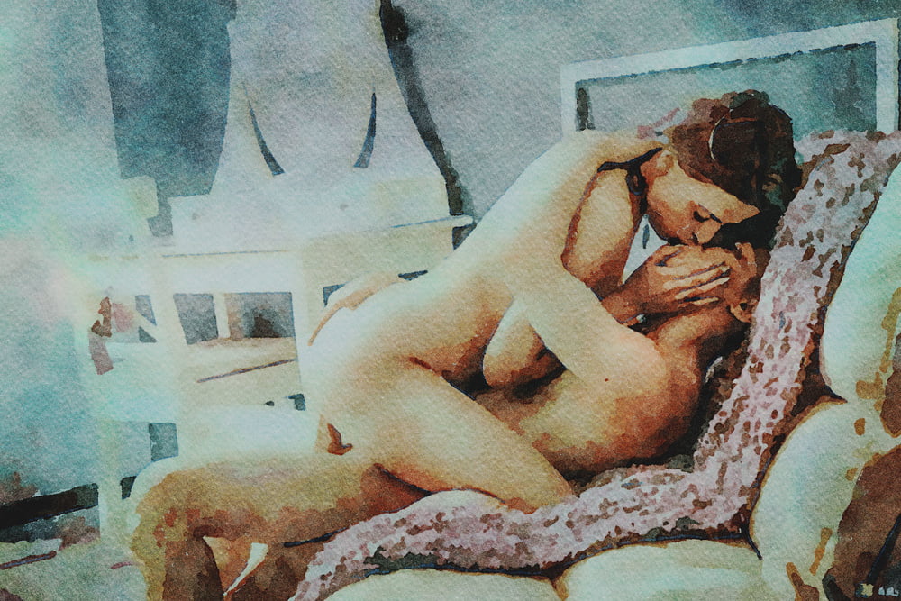 Erotic Digital Watercolor 56 #104183419