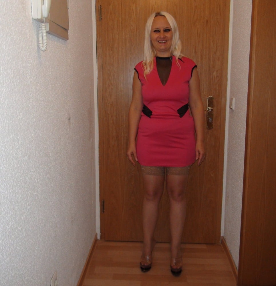 horny amateur MILF Yvonne in hot dress #101401346