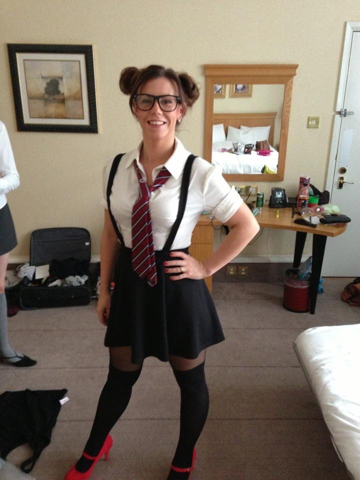 Dressed as a schoolgirl 04 #103460892