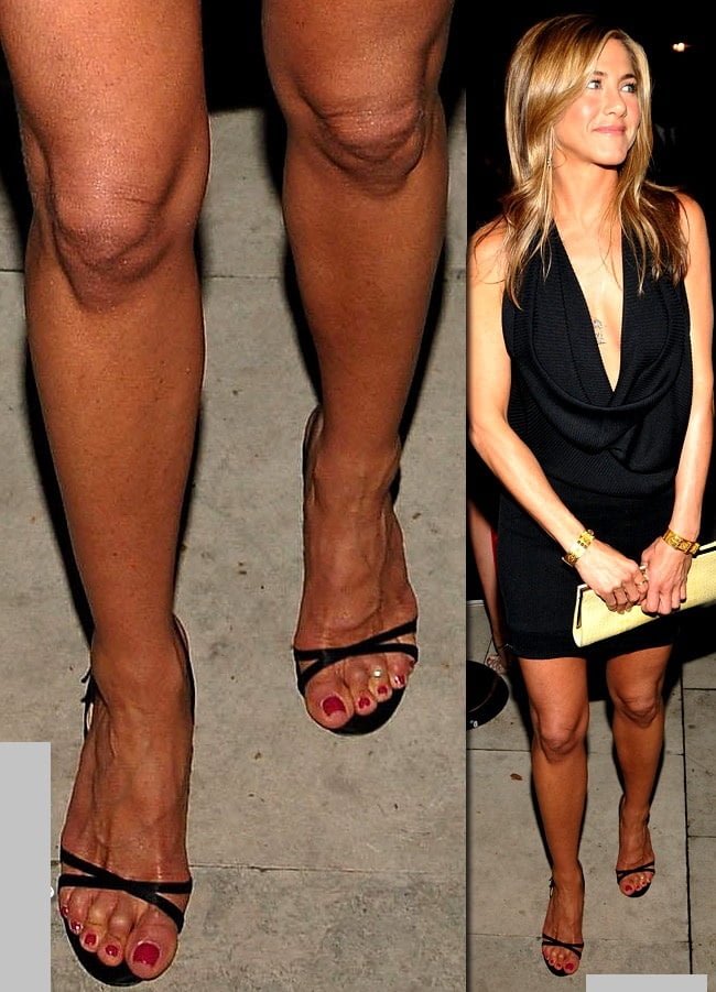 Jennifer Aniston&#039;s sexy and hot feet #98761911