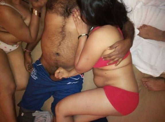 DESI indian couple sex threesome foursome group #103096047