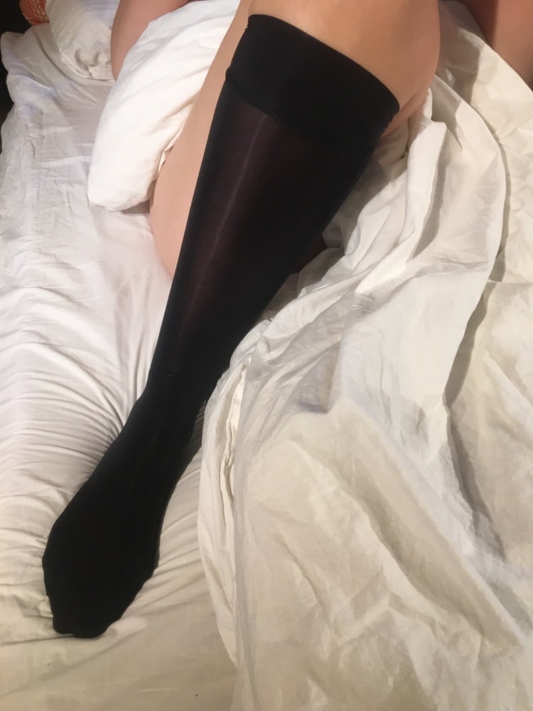 Nylon and Heels Play on Bed #88568707