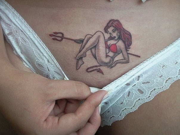 Pussy tattoo. #91236373