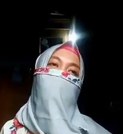 Indonesian jilbab cadar niqab "chandra"
 #100909719