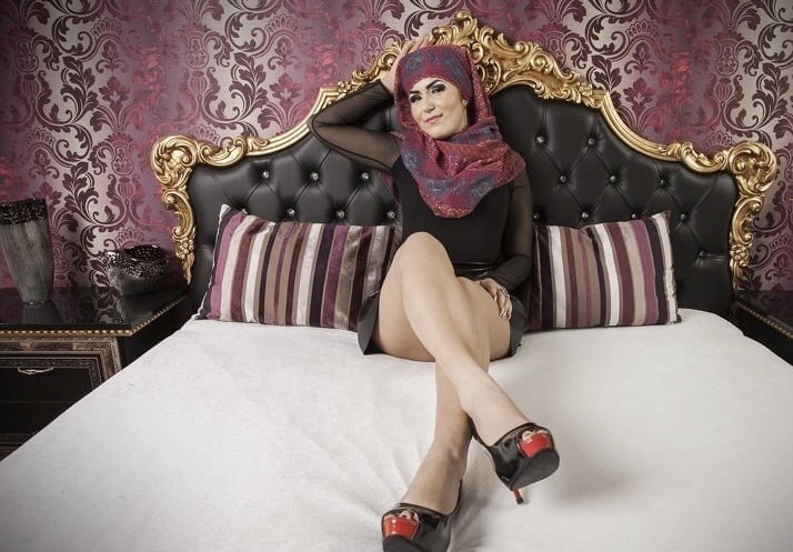 Hijab niqab heels nylons #91088648