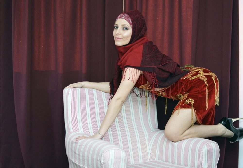 Hijab niqab heels nylons #91088689