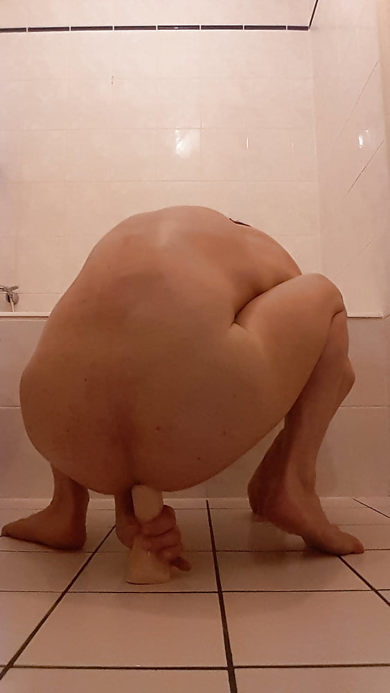 Tygra dildos her cunt ass in bathroom. #106899883