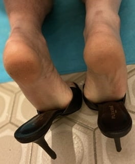 High heels fuß fetisch schuhe
 #105778289