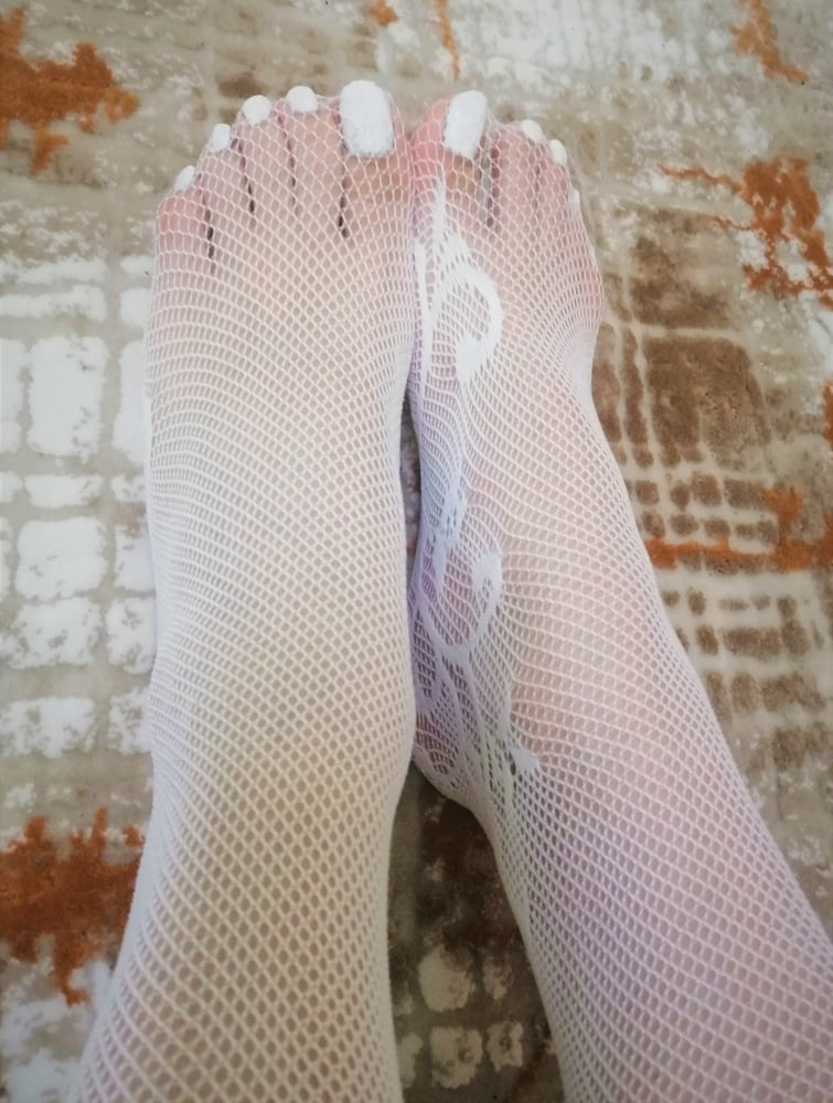 White Fishnets &amp; My feet #106957223