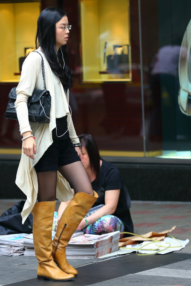 Street Pantyhose - Japanese Girls Part 1 #82256327