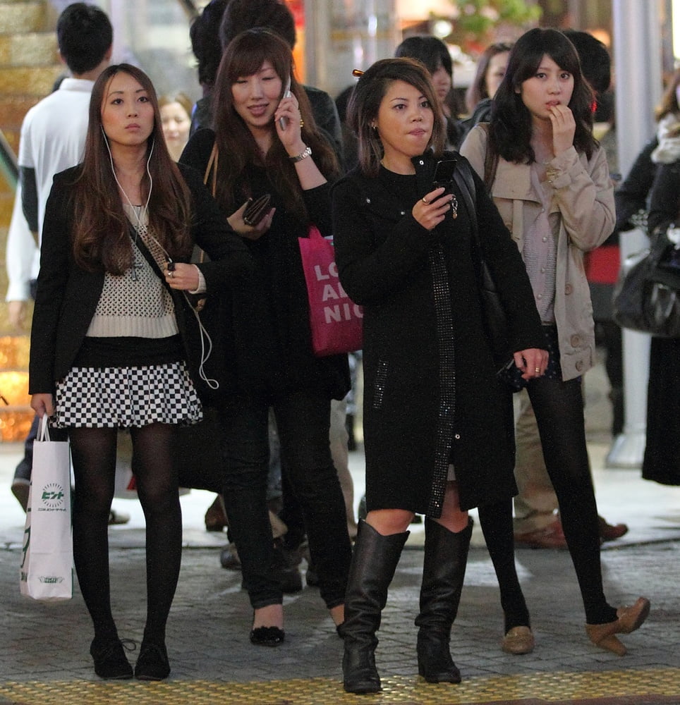 Straße Strumpfhosen - japanische Mädchen Teil 1
 #82256409