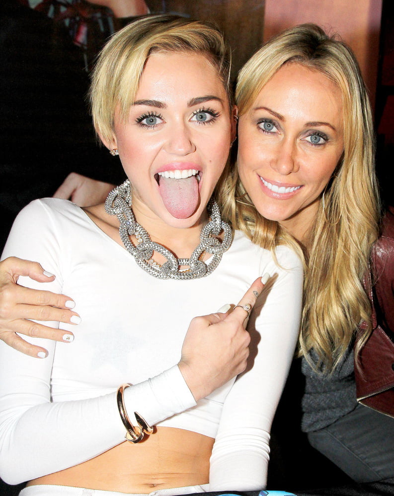 Miley & tish cyrus
 #89478374