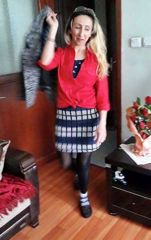 Turkish Milf Legs Skirt Nylon Turk olgun evli dul dress #98507552