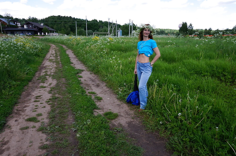 My Wife in White Flowers (near Moscow) #106738546