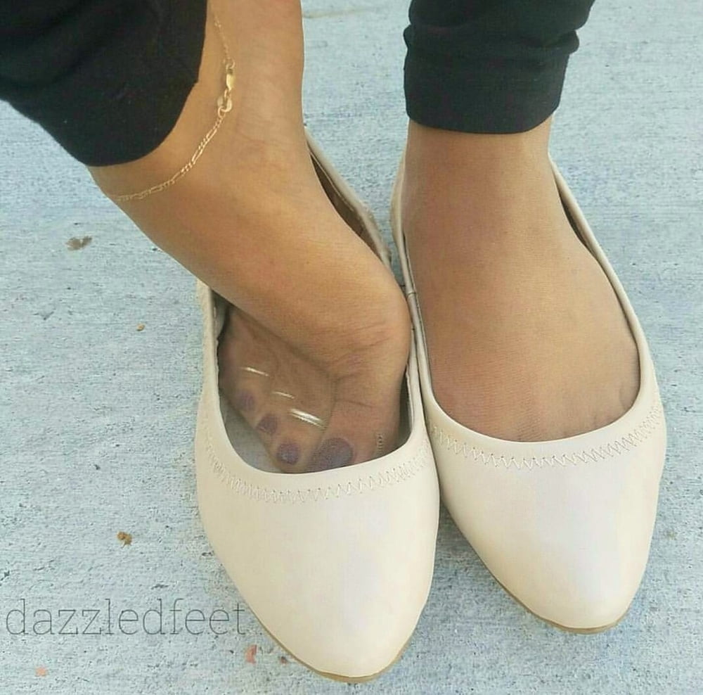Nylon Feet in Flats &amp; Ballerinas #92512109