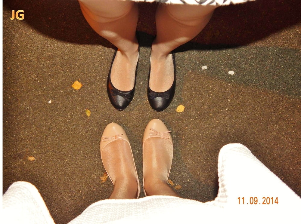 Nylon Feet in Flats &amp; Ballerinas #92512147