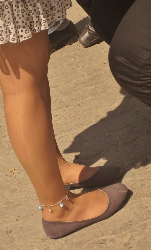 Nylon Feet in Flats &amp; Ballerinas #92512181