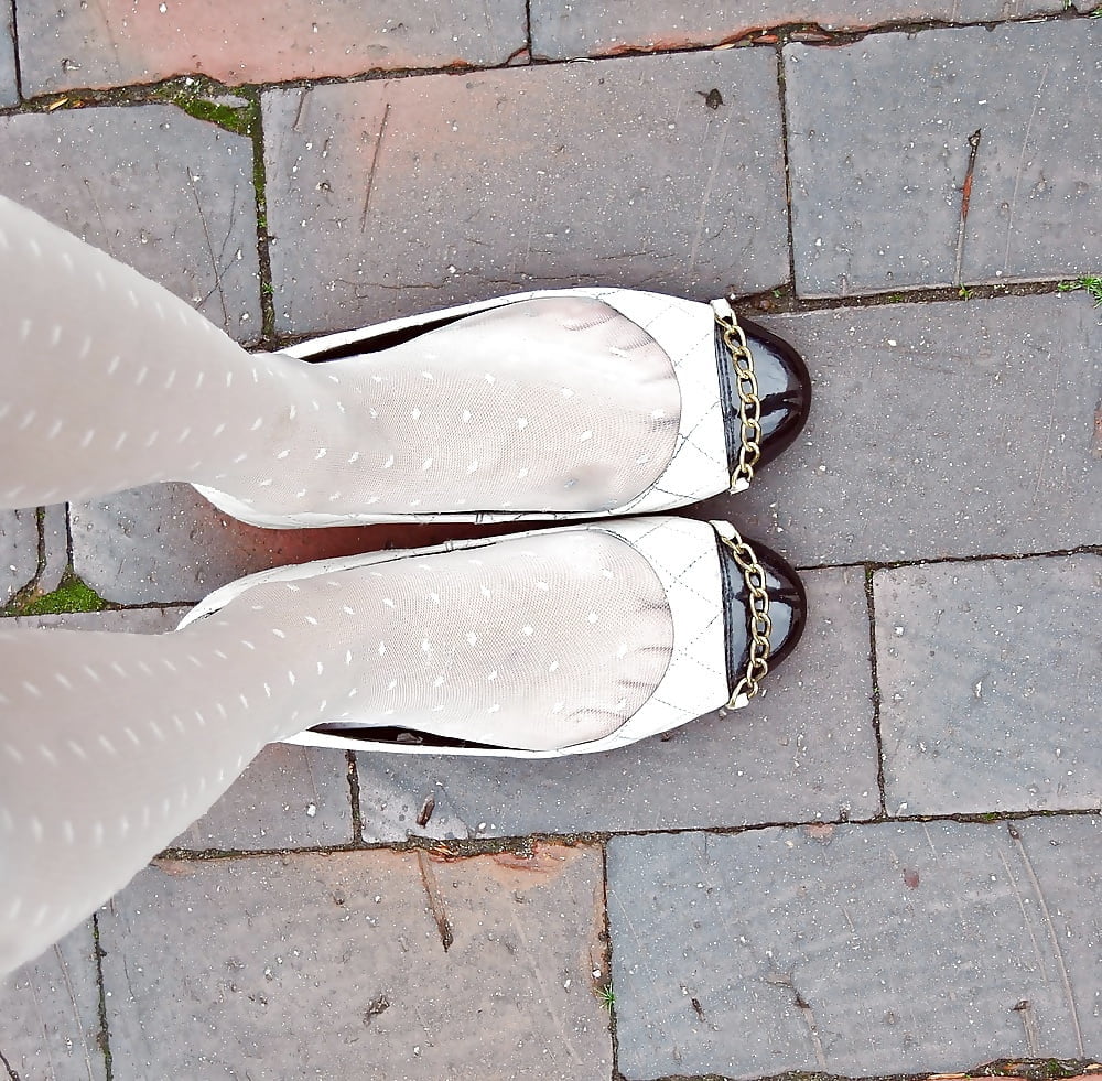 Nylon Feet in Flats &amp; Ballerinas #92512190