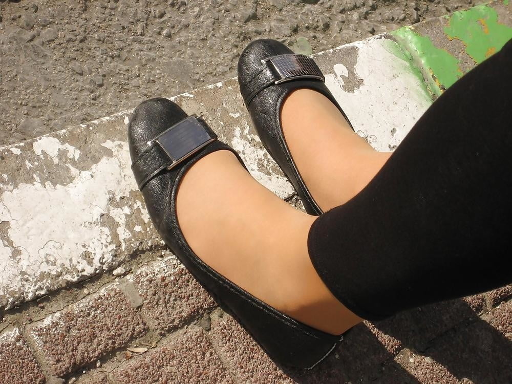 Nylon Feet in Flats &amp; Ballerinas #92512212
