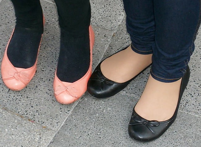 Nylon Feet in Flats &amp; Ballerinas #92512283