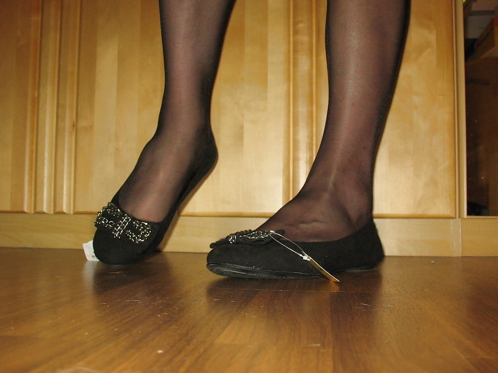 Nylon Feet in Flats &amp; Ballerinas #92512285