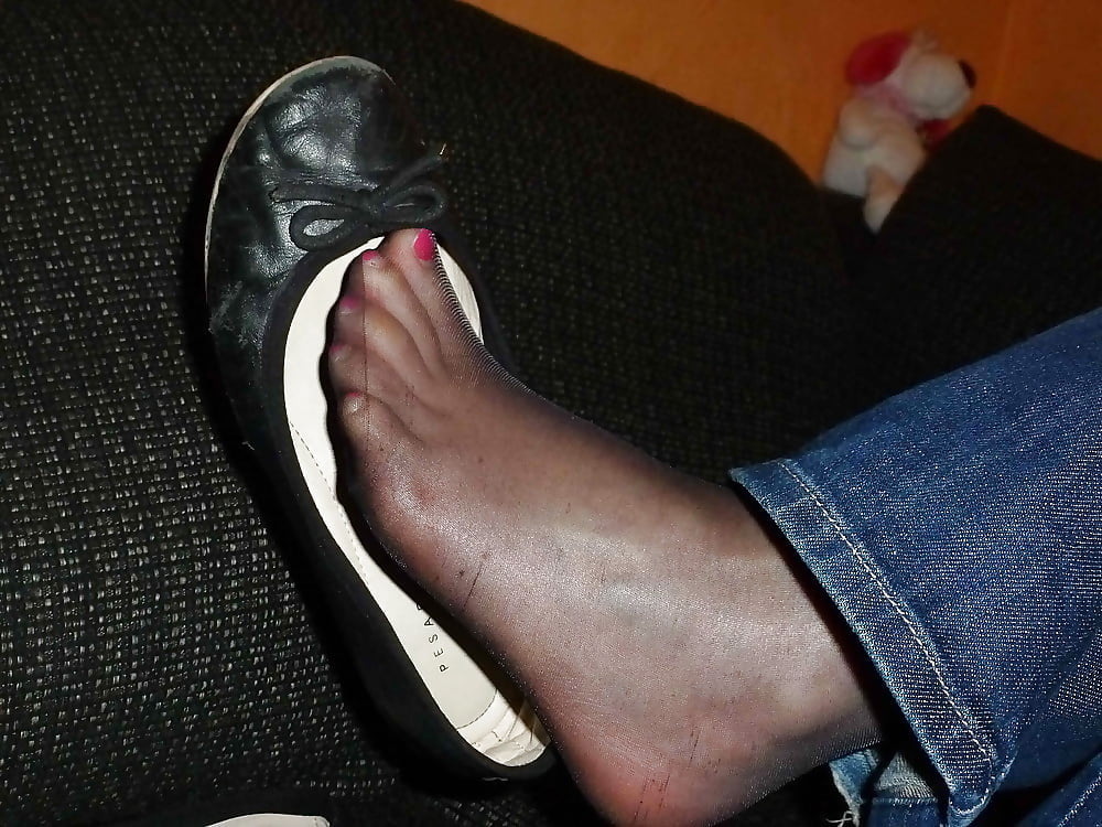 Nylon Feet in Flats &amp; Ballerinas #92512336