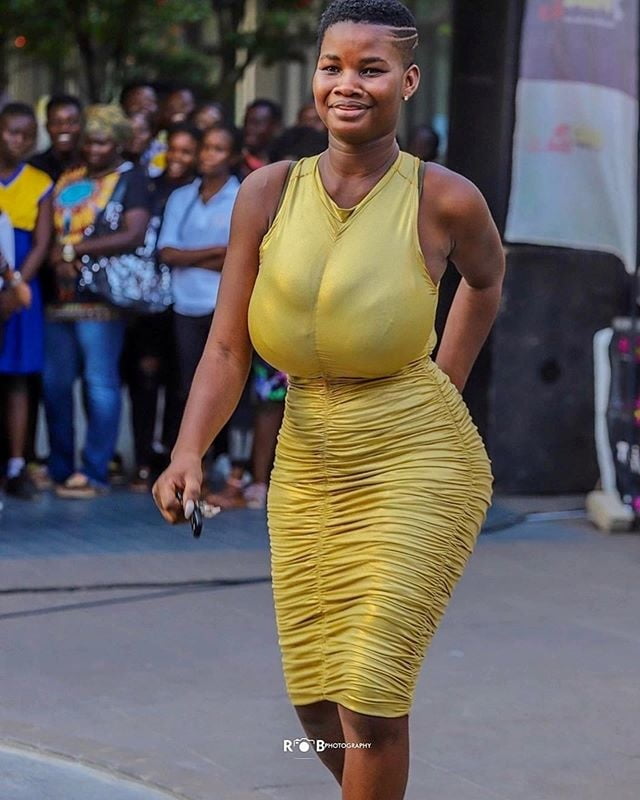 African huge tits Pamela #79974717