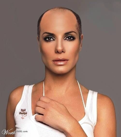 Celebrity bald fakes #91034081