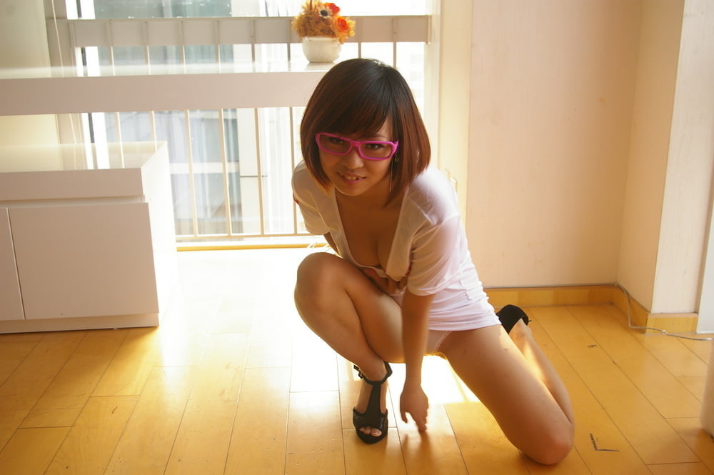 Asian Pink Glasses #105860647