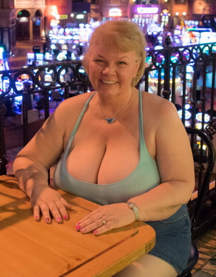 Mature ladies braless cleavage pokies 207 #80012324