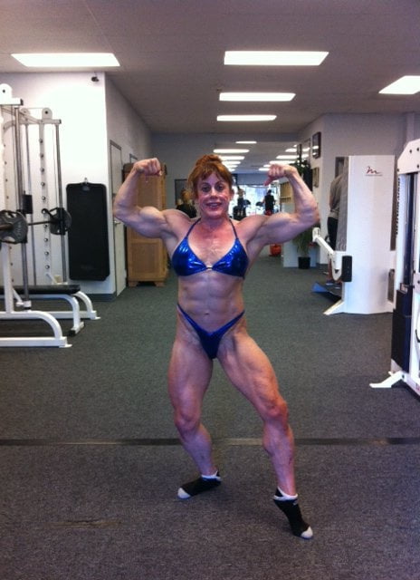 Patty Corbett! Mature Redhead With Nice Muscles! #80346465