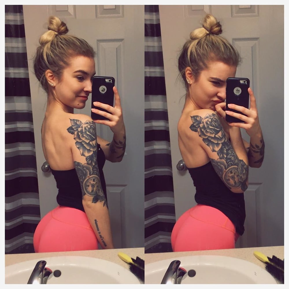 canadian blonde pawng girl tatoo #89206882