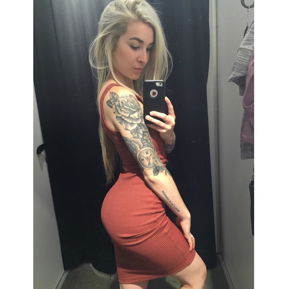 canadian blonde pawng girl tatoo #89206891