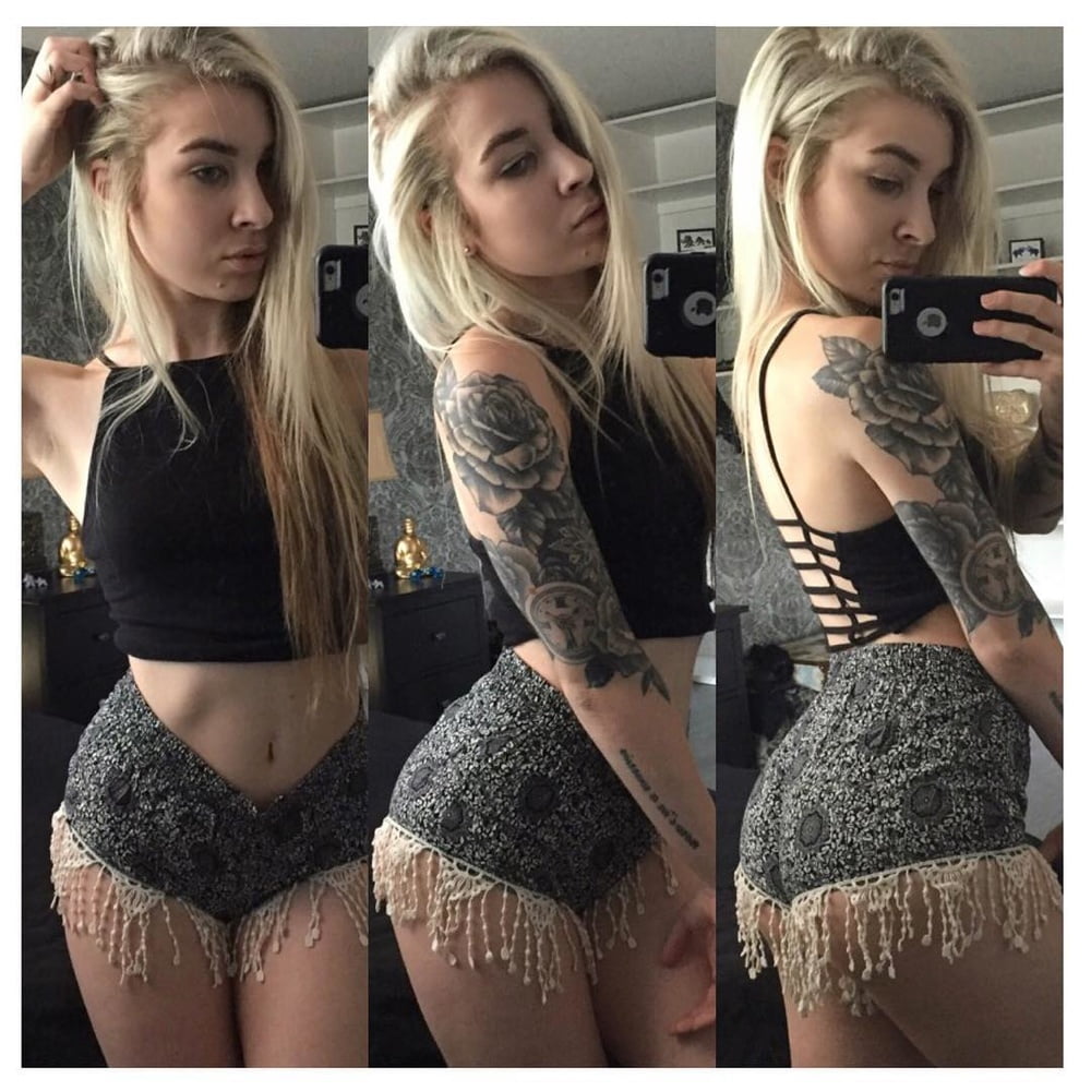 canadian blonde pawng girl tatoo #89206924