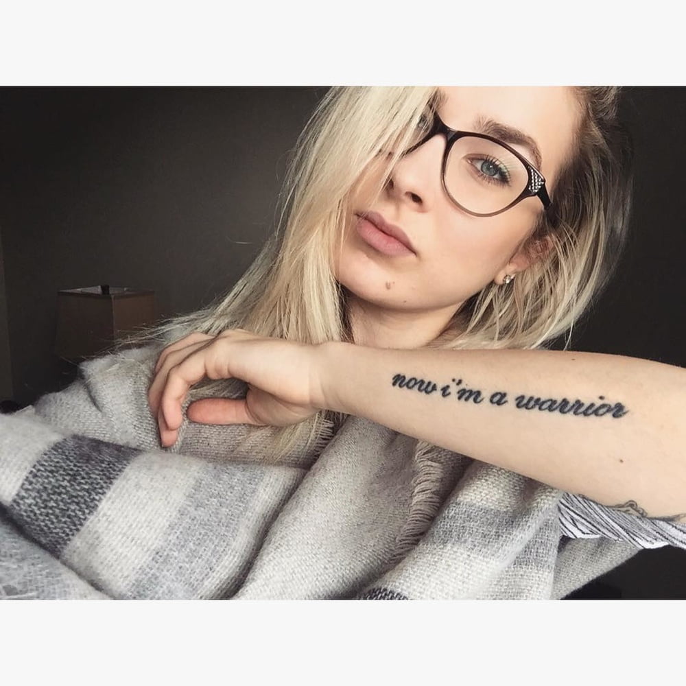 canadian blonde pawng girl tatoo #89207008