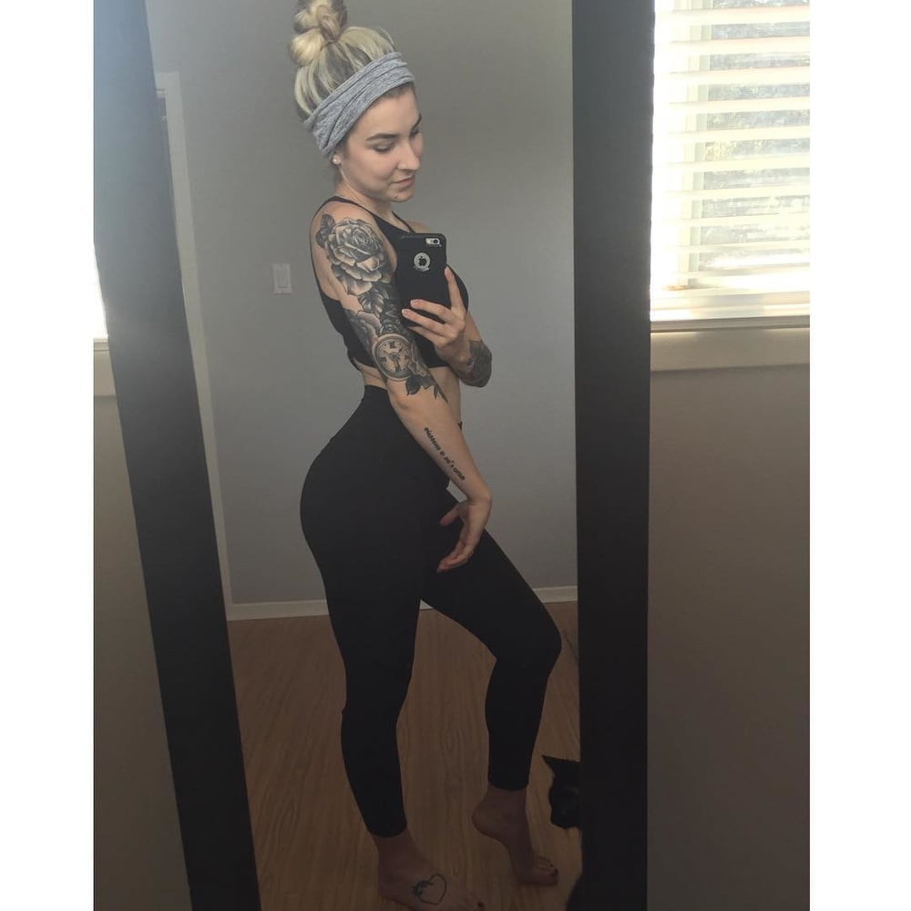 canadian blonde pawng girl tatoo #89207014