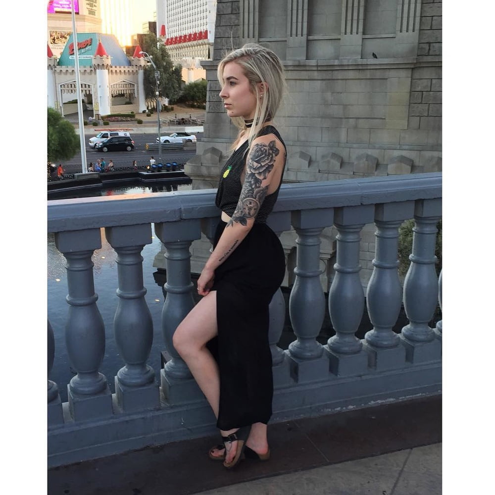 canadian blonde pawng girl tatoo #89207327