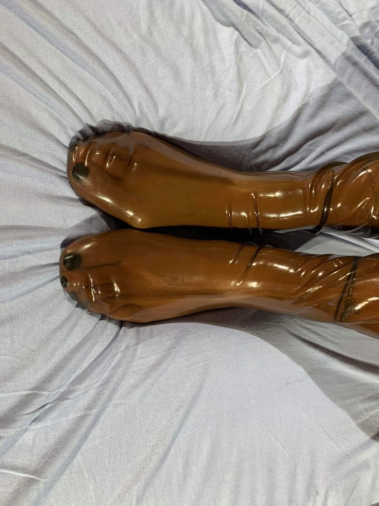 Heels and Latex Stockings #81977153
