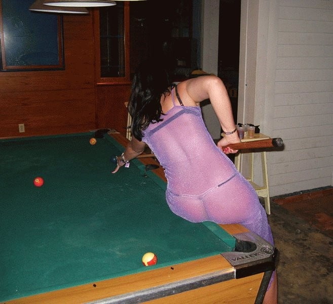 Sexy pool table ladies #83450423