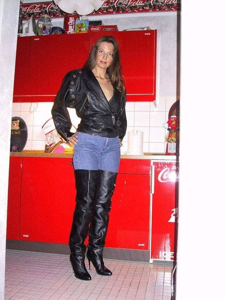Pvc Boots Leather Latex 119