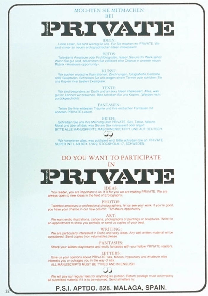 Vintage Retro Porno - Private Magazine - 096 #91970436